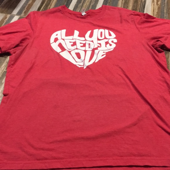 Bella Canvas Tops - All You Need Is Love Unisex T-Shirt